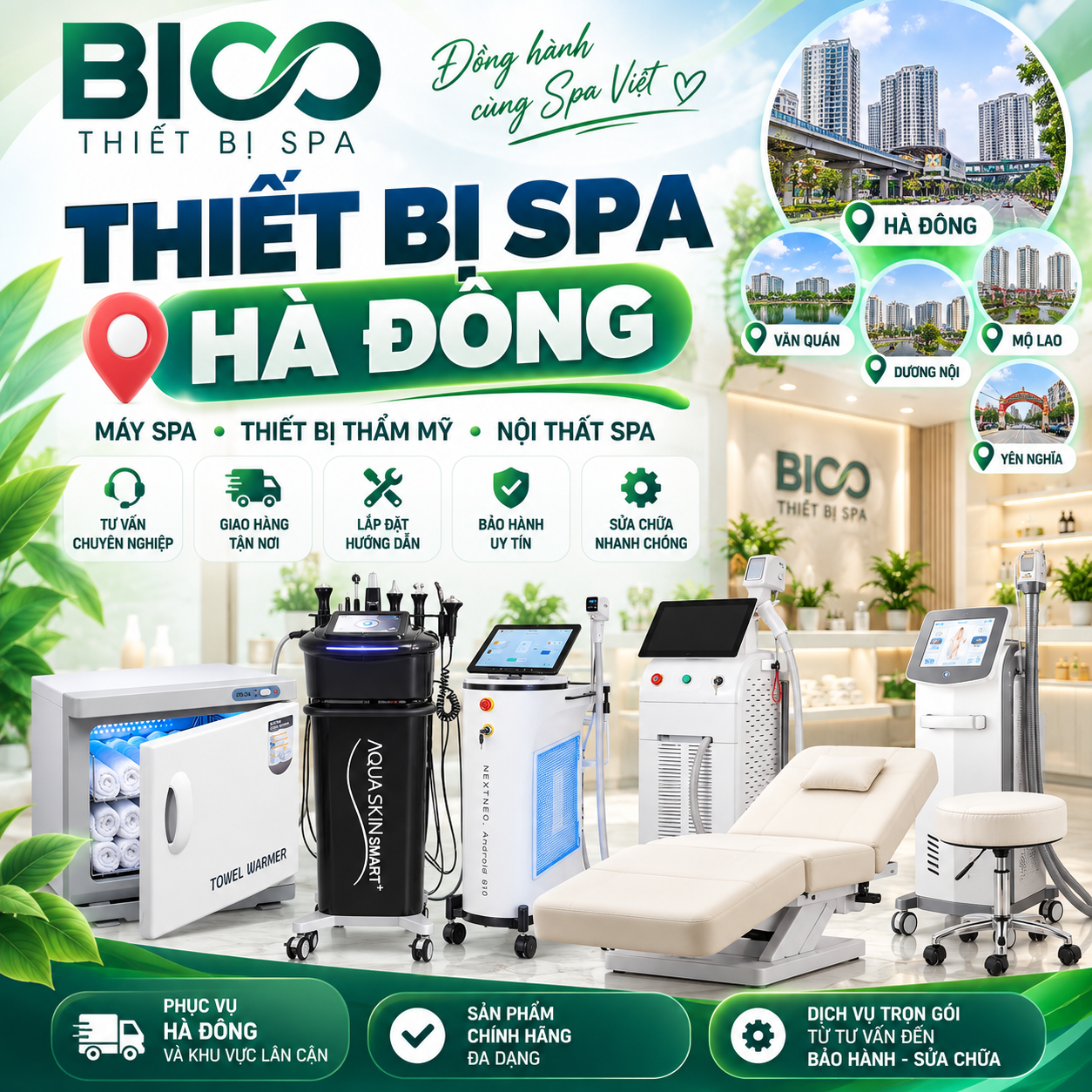 Thiết Bị Spa Tại Hà Đông - Uy Tín - Giá Rẻ - Hiệu Quả